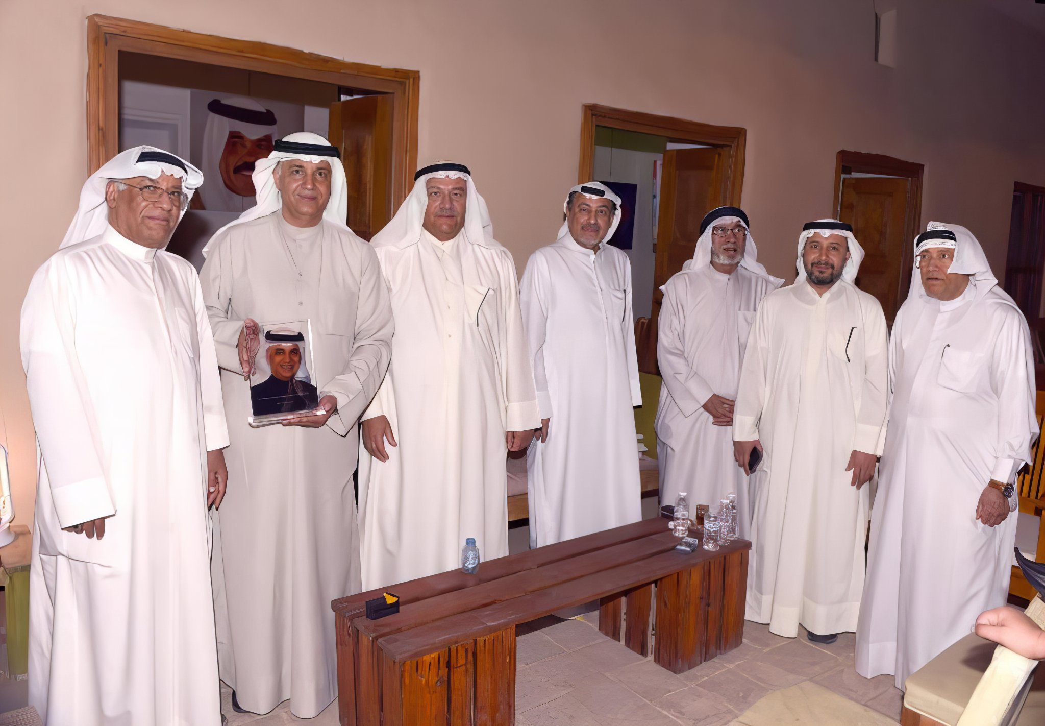 Honoring Mr. Ali Al-Youha at the Free Atelier